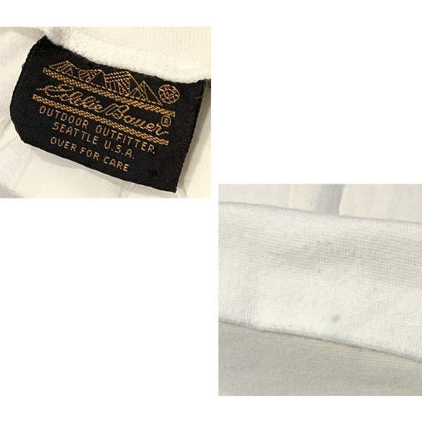 画像2: 〜90'ｓ【エディーバウアー】Eddie Bauer【白】無地【タートルネックロンT】【サイズL程度】 