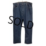 90's~【ビンテージ】【USA製】【LEVI'S】【リーバイス５０５】濃紺 【デニムパンツ】【505-0217】【42Ｘ30】 