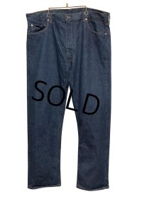 90's~【ビンテージ】【USA製】【LEVI'S】【リーバイス５０５】濃紺 【デニムパンツ】【505-0217】【42Ｘ30】 