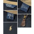 画像2: 【ラルフローレン】【POLO RALPH LAUREN】ビンテージ【紺】【コットン】ジップアップブルゾン【スウィングトップ】【サイズＬ】<br> (2)