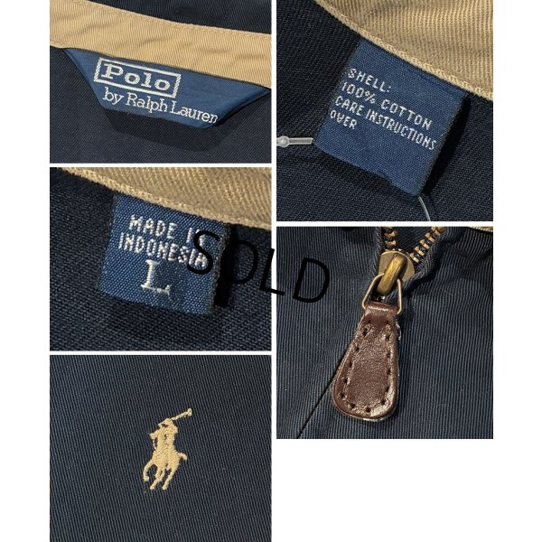 画像2: 【ラルフローレン】【POLO RALPH LAUREN】ビンテージ【紺】【コットン】ジップアップブルゾン【スウィングトップ】【サイズＬ】 