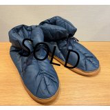 程度良好!!【エディーバウアー】Eddie Bauer 青【ダウン】ルームシューズ　サイズXL　 