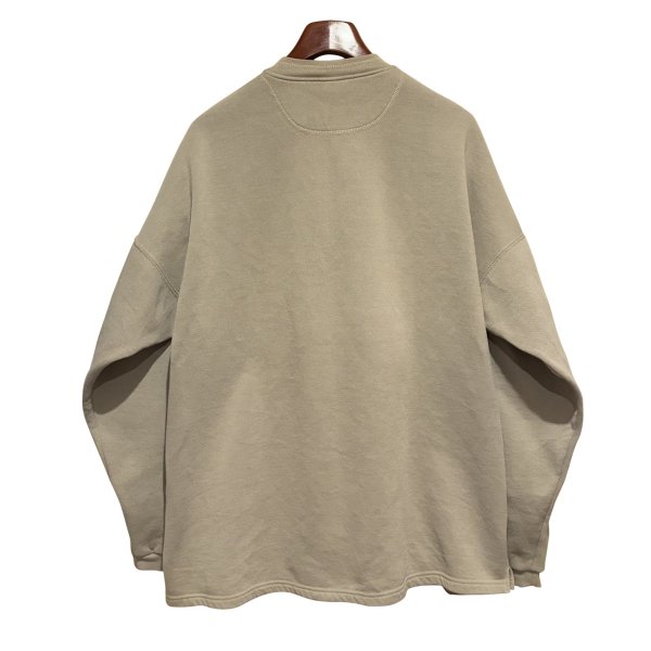 画像3: 90's【USA製】【RUSSELL】ラッセル 【ビンテージ】ベージュ 【無地】【ヘンリーネックネックスウェット】【サイズXXL】 