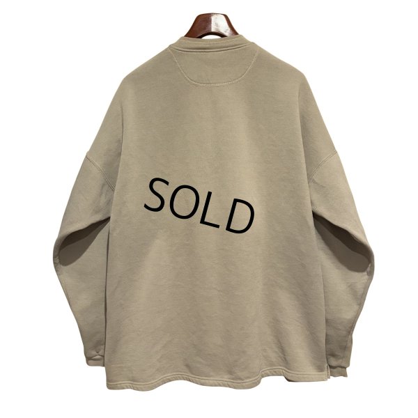 画像3: 90's【USA製】【RUSSELL】ラッセル 【ビンテージ】ベージュ 【無地】【ヘンリーネックネックスウェット】【サイズXXL】 