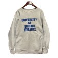画像1: 90's【USA製】【ビンテージ】【CROSS GRAIN】【UNIVERSITY AT BUFFALO ATHLETIC】カレッジロゴ【グレー】【スウェット】【サイズXXL】<br> (1)