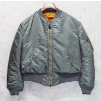 70's【ビンテージ】U.S.ARMY【米軍実物】USAF 【アルファ製造】【MA-1】【MIL-J-8279E】ALPHA 【サイズM】 