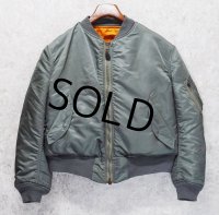 70's【ビンテージ】U.S.ARMY【米軍実物】USAF 【アルファ製造】【MA-1】【MIL-J-8279E】ALPHA 【サイズM】 