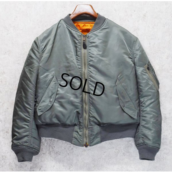 画像1: 70's【ビンテージ】U.S.ARMY【米軍実物】USAF 【アルファ製造】【MA-1】【MIL-J-8279E】ALPHA 【サイズM】 