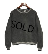 90's【JERZEES】ジャージーズ【ビンテージ】【グレーｘ黒】マイクロチェック スウェット【サイズL】 