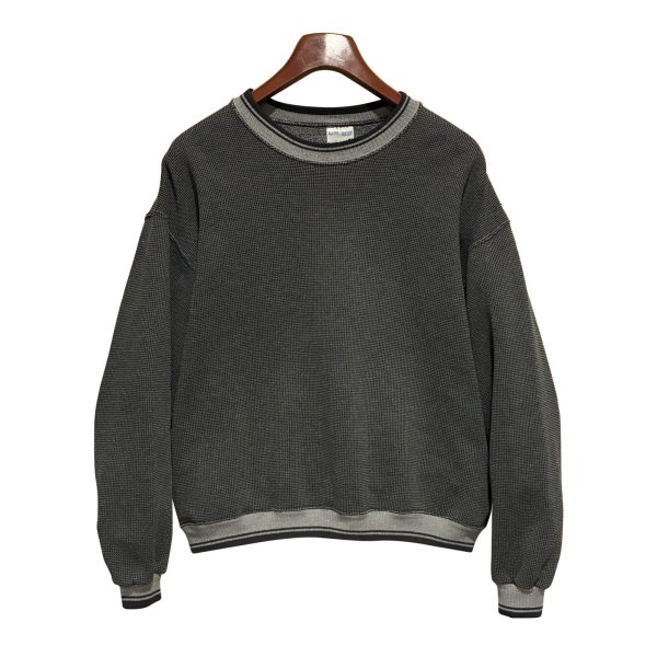 画像1: 90's【JERZEES】ジャージーズ【ビンテージ】【グレーｘ黒】マイクロチェック スウェット【サイズL】 