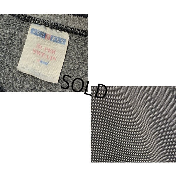 画像2: 90's【JERZEES】ジャージーズ【ビンテージ】【グレーｘ黒】マイクロチェック スウェット【サイズL】 