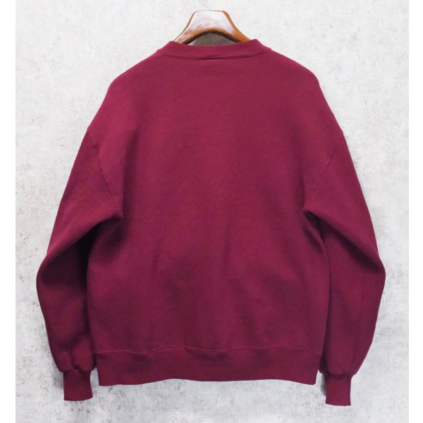 画像3: 90's【USA製】【RUSSELL】ラッセル 【ビンテージ】【紫】 前V【無地】【クルーネックスウェット】【サイズL】 