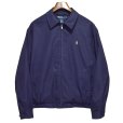 画像1: 【ラルフローレン】【POLO RALPH LAUREN】【紺ｘ裏地白格子柄】【ブルゾン】スウィングトップ【サイズＬ】<br> (1)