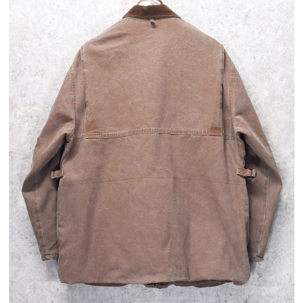 画像3: 90's~【USA製】【ビンテージ】【10-X】【赤茶色】ゴアウインドストッパー【ハンティングジャケット】コットンジャケット【サイズXL】 