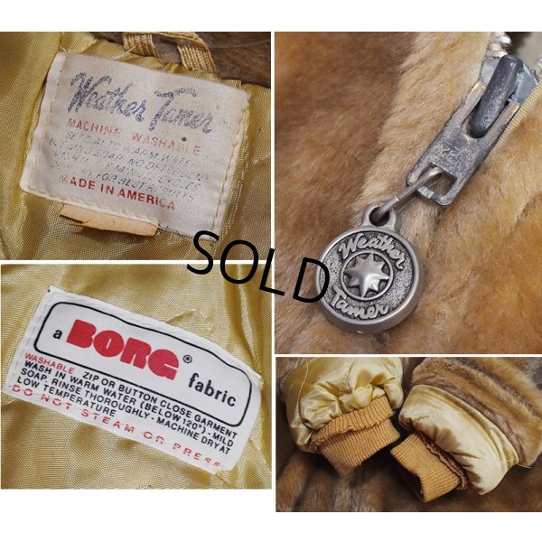 画像2: USA製【ビンテージ】【weather tamer】【アクリルファー】【レディース】中綿入り【ファーブルゾン】S程度 