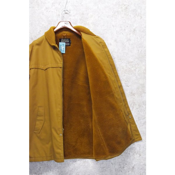 画像3:  70’s【ビンテージ】【Sears Oakbrook】シアーズ【ライトブラウン】【裏ボア付き】【ショールカラー】ジップアップコート【US44】 