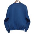 画像3: 90'ｓ【USA製】【RUSSELL】ラッセル 【ビンテージ】青【無地】【クルーネック】前V スウェット【サイズL】<br> (3)