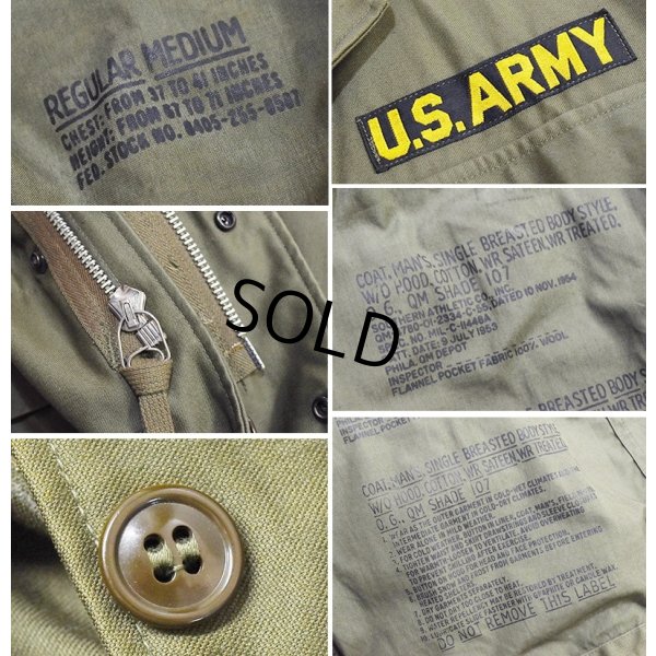 画像2: 程度良好!! 50's【米軍実物】ビンテージ【U.S.ARMY】【M-51】【フィールドジャケット】【M-R 】 