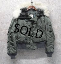 80's【ビンテージ】【米軍実物】【USAF】【アルファ製】【N-2B】【6278F】【フライトジャケット】【サイズM】 