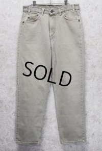 90’ｓ【USA製】【ビンテージ】【LEVI'S】【リーバイス５５０】550 グレー  デニムパンツ 【34ｘ30】 
