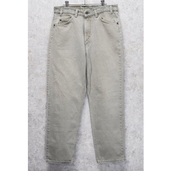 画像1: 90’ｓ【USA製】【ビンテージ】【LEVI'S】【リーバイス５５０】550 グレー  デニムパンツ 【34ｘ30】 