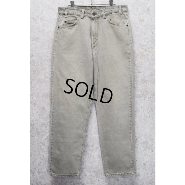 画像1: 90’ｓ【USA製】【ビンテージ】【LEVI'S】【リーバイス５５０】550 グレー  デニムパンツ 【34ｘ30】 