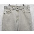 画像3: 90’ｓ【USA製】【ビンテージ】【LEVI'S】【リーバイス５５０】550 グレー  デニムパンツ 【34ｘ30】<br> (3)