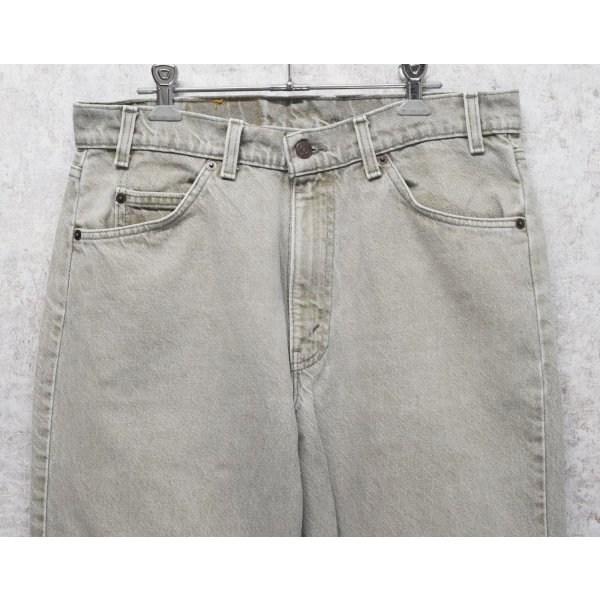 画像3: 90’ｓ【USA製】【ビンテージ】【LEVI'S】【リーバイス５５０】550 グレー  デニムパンツ 【34ｘ30】 