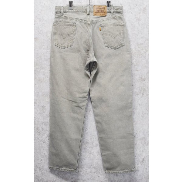 画像5: 90’ｓ【USA製】【ビンテージ】【LEVI'S】【リーバイス５５０】550 グレー  デニムパンツ 【34ｘ30】 