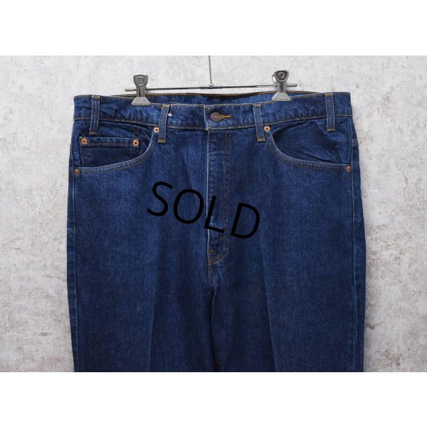 画像4: コロンビア製 90's~【ビンテージ】【LEVI'S】【リーバイス５１７】濃紺 ブーツカット【デニムパンツ】【517】【38Ｘ30】 