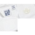 画像2: 90's【ビンテージ】【オールドギャップ】【GAP】【白】【コットンボタンダウンシャツ】BDシャツ【サイズＬ】<br> (2)