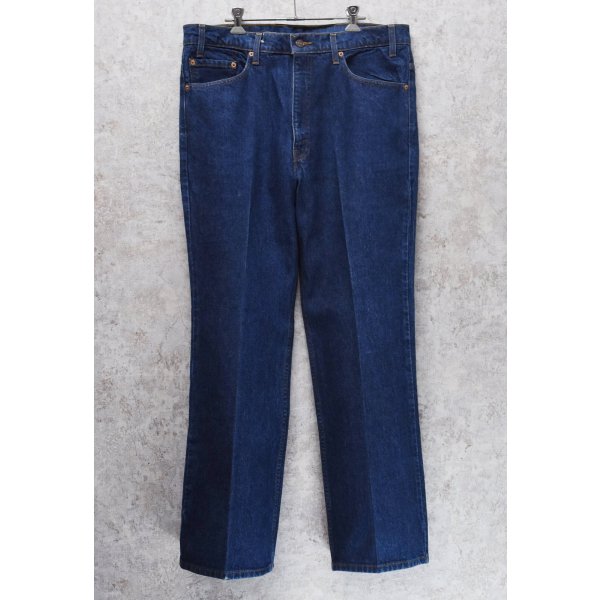 画像1: コロンビア製 90's~【ビンテージ】【LEVI'S】【リーバイス５１７】濃紺 ブーツカット【デニムパンツ】【517】【38Ｘ30】 