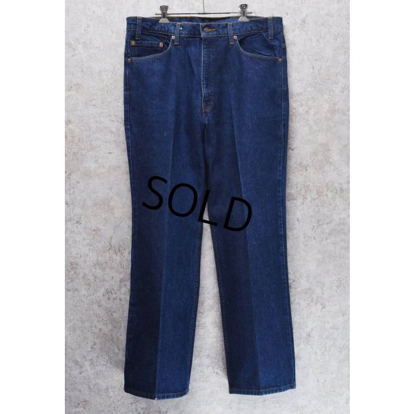 画像1: コロンビア製 90's~【ビンテージ】【LEVI'S】【リーバイス５１７】濃紺 ブーツカット【デニムパンツ】【517】【38Ｘ30】 
