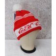 画像5: USA製【ビンテージ】【コカ・コーラ】【Enjoy Coca-Cola】【赤×白】 【ニットキャップ】ポンポン付き 【ニット帽】 <br> (5)