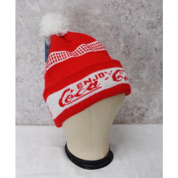 画像5: USA製【ビンテージ】【コカ・コーラ】【Enjoy Coca-Cola】【赤×白】 【ニットキャップ】ポンポン付き 【ニット帽】  