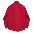 画像3: 〜90’ｓ USA製【ビンテージ】【L.L.Bean】【エルエルビーン】赤【無地】【シャモアクロスシャツ】【US16】<br> (3)