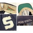 画像2: USA製【ビンテージ】【Legacy】レガシー【S】PENN STATE【紺ｘツバ裏緑】ウールキャップ【ベースボールキャップ】【サイズ7 3/4】<br> (2)