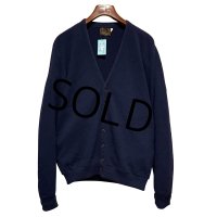 80's【ビンテージ】【JCPenney】【JCペニー】【紺】【アクリルカーディガン】【サイズXL-TALL】 