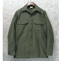ほぼ未使用!!【~70's】【米軍実物】【ビンテージ】【U.S.ARMY】【ユーティリティシャツ】【14 1/2×33】 