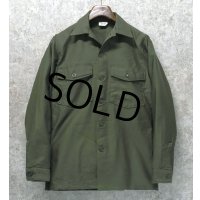 ほぼ未使用!!【~70's】【米軍実物】【ビンテージ】【U.S.ARMY】【ユーティリティシャツ】【14 1/2×33】 