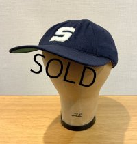 USA製【ビンテージ】【Legacy】レガシー【S】PENN STATE【紺ｘツバ裏緑】ウールキャップ【ベースボールキャップ】【サイズ7 3/4】 