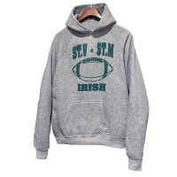 90’ｓ〜 USA製【ビンテージ】DISCUS ATHLETIC【ディスカスアスレチック】ST.V・ST.M IRISH フットボール【グレー】【パーカー】【サイズXL】 