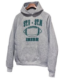 90’ｓ〜 USA製【ビンテージ】DISCUS ATHLETIC【ディスカスアスレチック】ST.V・ST.M IRISH フットボール【グレー】【パーカー】【サイズXL】 