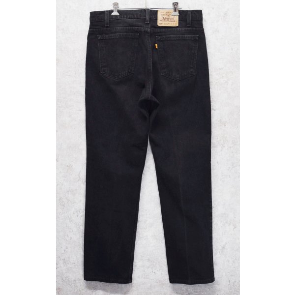 画像5: 90's【USA製】【ビンテージ】【LEVI'S】【リーバイス５０５】505【黒】【デニムパンツ】ブラックデニム【36×30】 