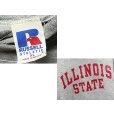 画像2: 90's~ メキシコ製 【ラッセル】【ビンテージ】【グレー】ILLINOIS STATE【イリノイ州立大学】【カレッジロゴ】パーカー【サイズＸＬ】<br> (2)
