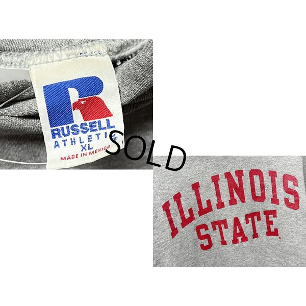 画像2: 90's~ メキシコ製 【ラッセル】【ビンテージ】【グレー】ILLINOIS STATE【イリノイ州立大学】【カレッジロゴ】パーカー【サイズＸＬ】 
