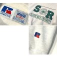 画像2: 90's【USA製】【ビンテージ】RUSSELL【ラッセル】SLIPPERY ROCK UNIVERSITY 前V グレー【タートルネックスウェット】【サイズXXL】<br> (2)