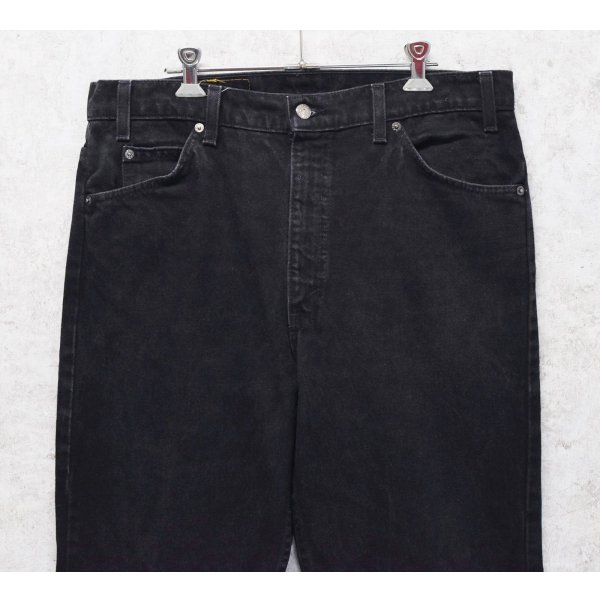 画像3: 90's【USA製】【ビンテージ】【LEVI'S】【リーバイス５０５】505【黒】【デニムパンツ】ブラックデニム【36×30】 