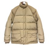 〜80’s ビンテージ SIERRA DESIGNS 【シエラデザインズ】【ベージュ×裏地オレンジ】【ダウンジャケット】【サイズS】 