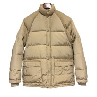〜80’s ビンテージ SIERRA DESIGNS 【シエラデザインズ】【ベージュ×裏地オレンジ】【ダウンジャケット】【サイズS】 